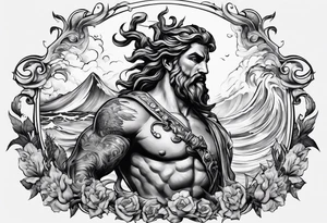 poseidon tattoo idea