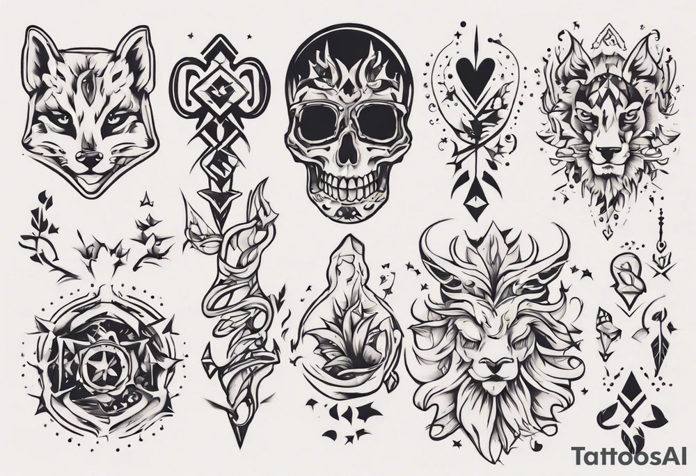 Matching tattoos for couples tattoo idea
