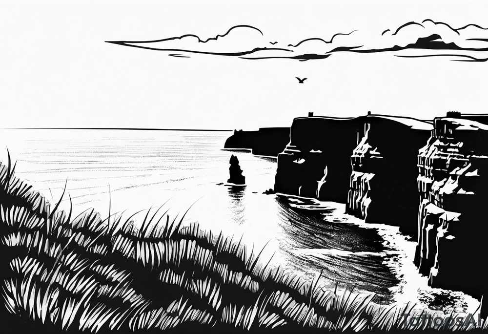 Cliffs of Moher tattoo idea