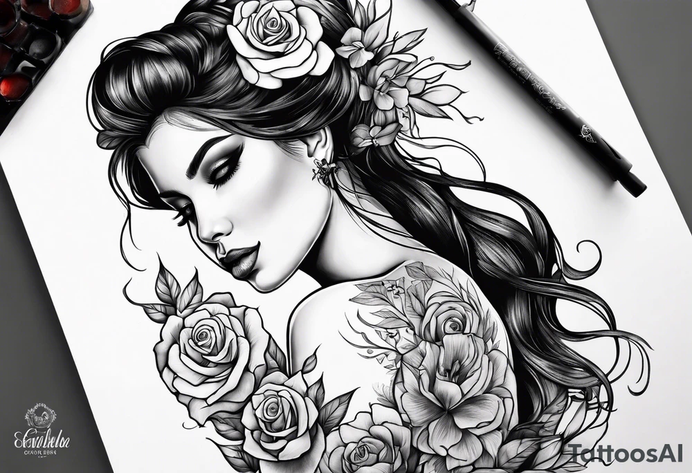 Let our Scars Fall in Love tattoo idea