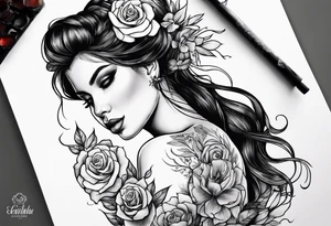 Let our Scars Fall in Love tattoo idea
