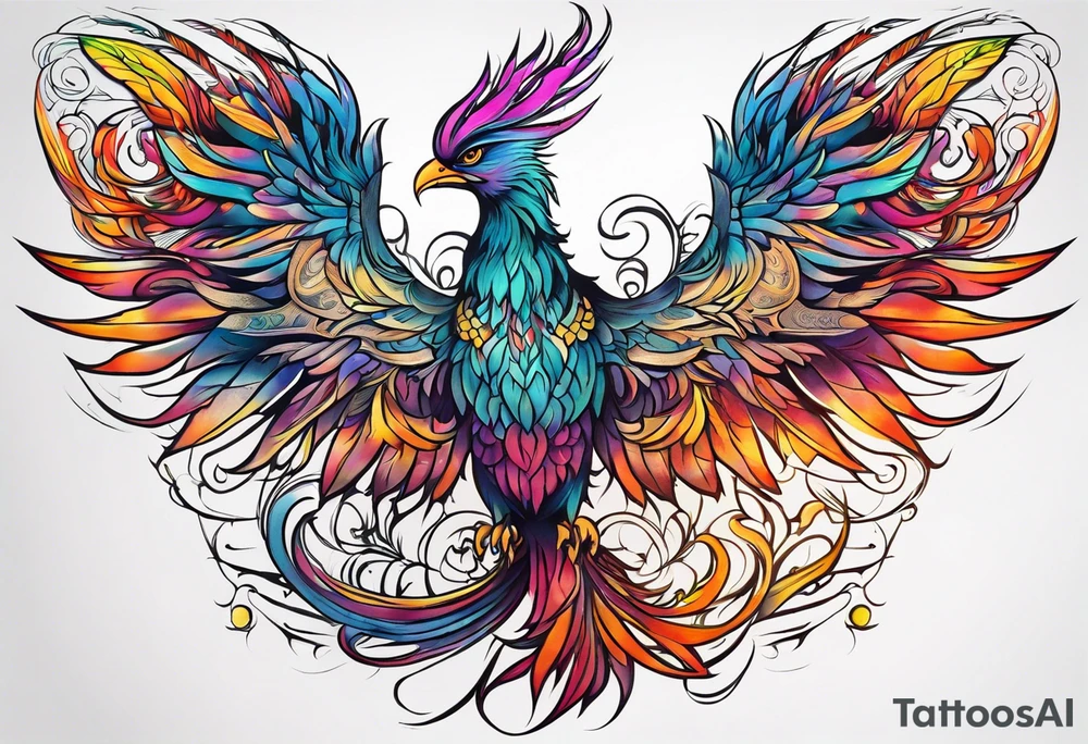 phoenix tattoo idea