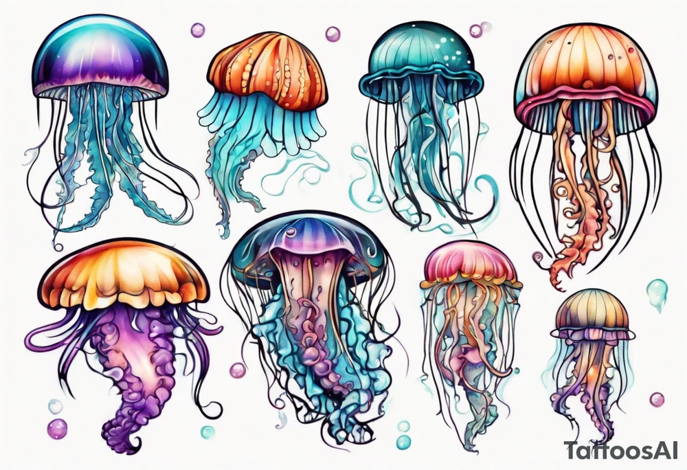 Jellyfish tattoo idea