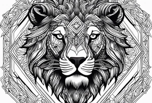 a beast or a god tattoo idea