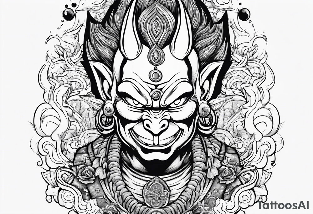 kid buu tattoo idea