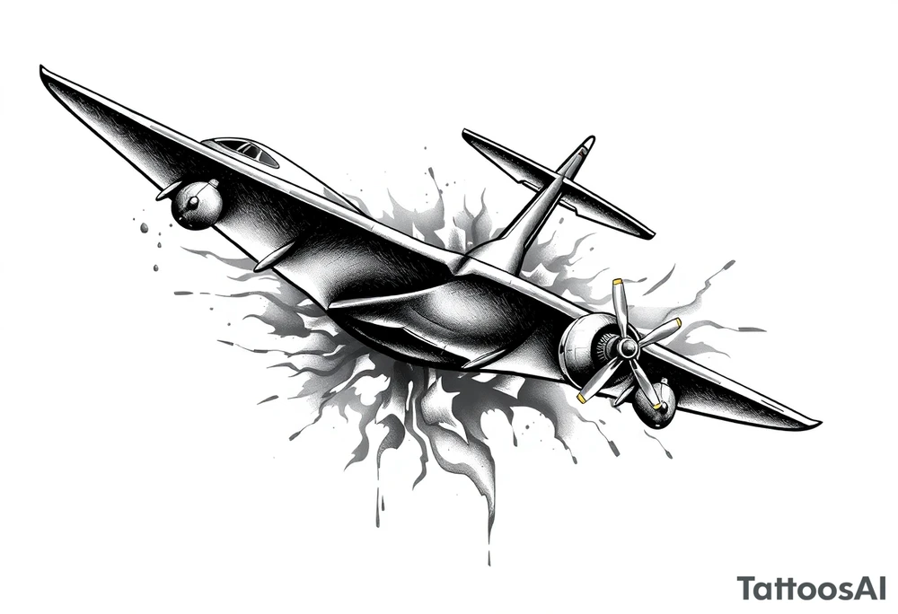 aviation sleeve tattoo idea