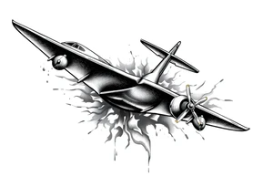 aviation sleeve tattoo idea