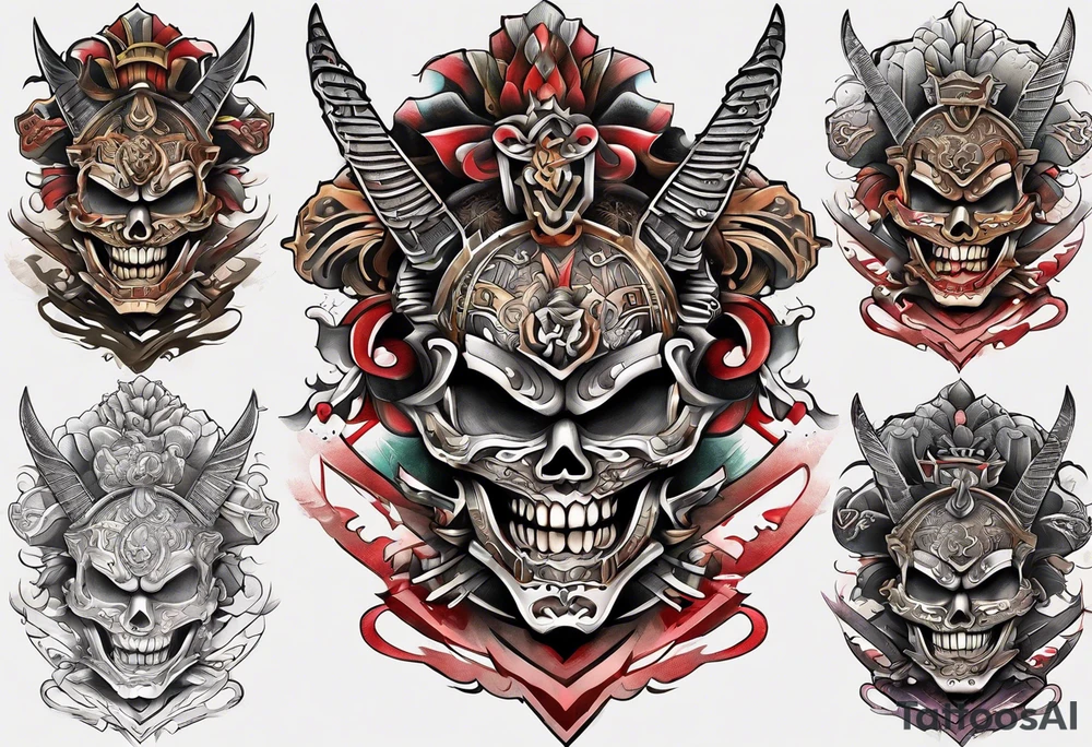 the seven virtues of bushido tattoo idea