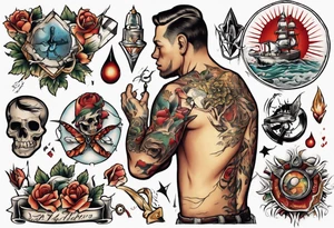 man getting a tattoo close up tattoo idea