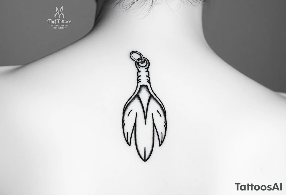 rabbits foot keychain tattoo idea
