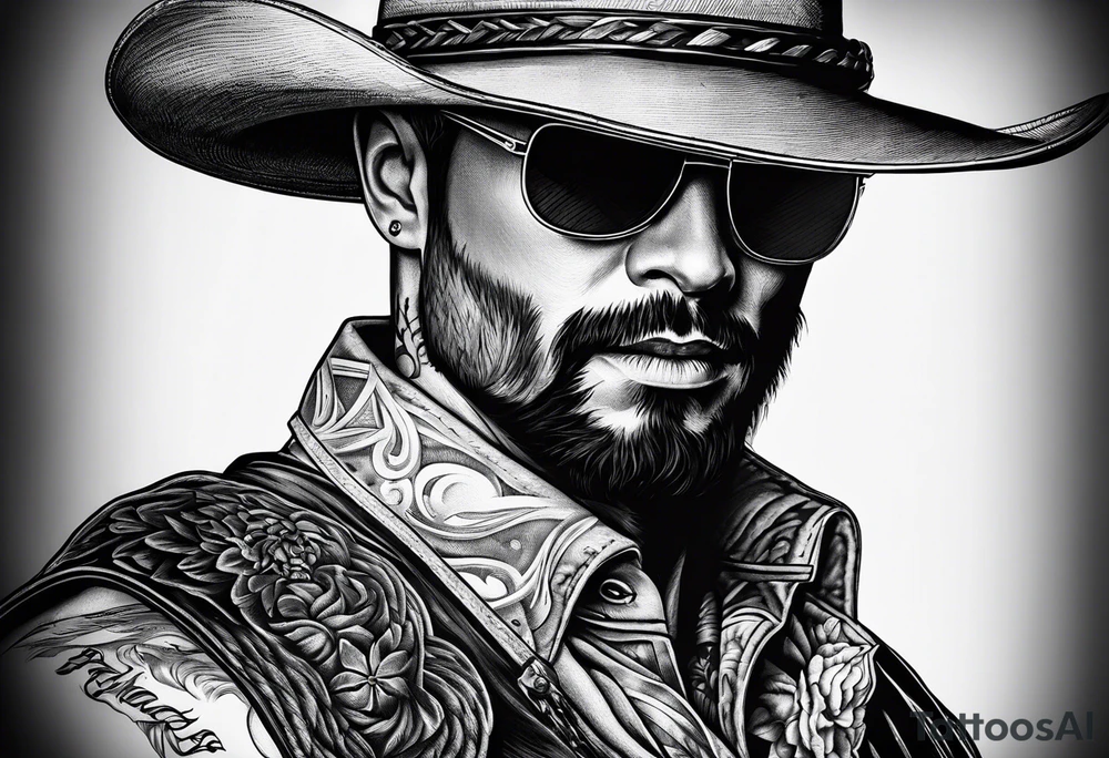 Man with no name tattoo idea
