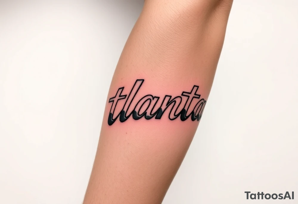 Atlanta theme tattoo idea