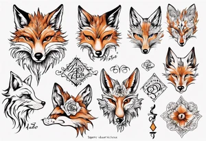 sapere aude  schrift und 
fuchs tattoo idea