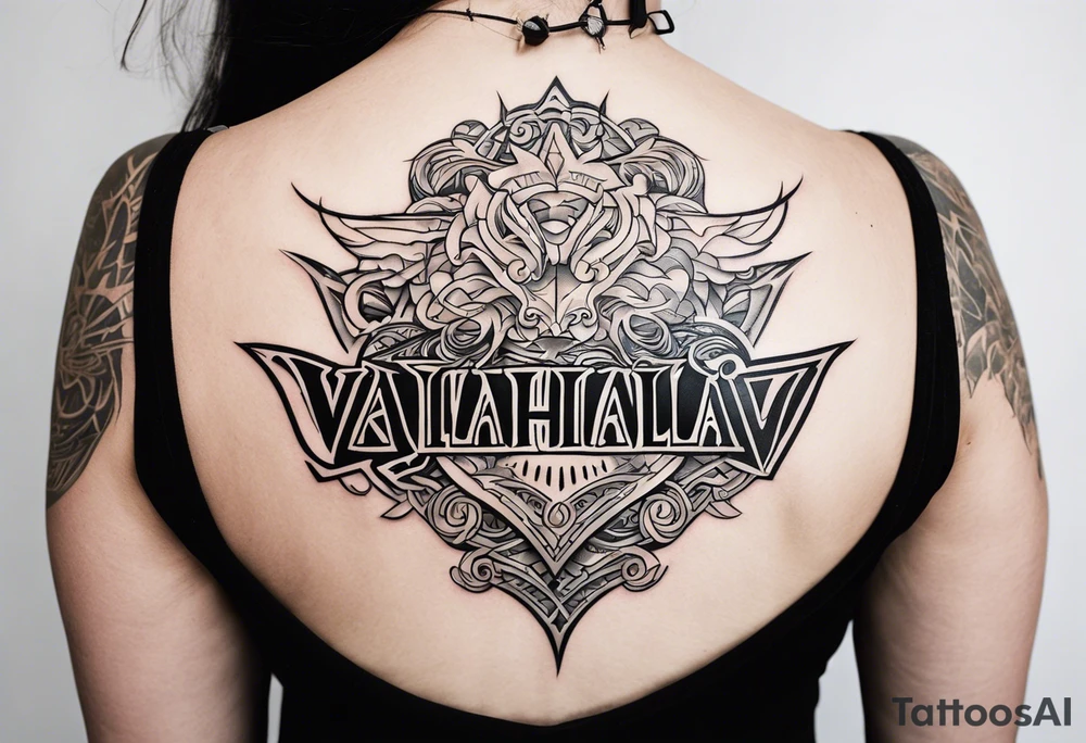 Valhalla mist tattoo idea