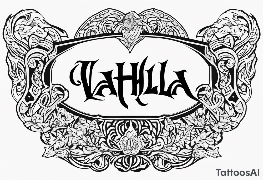 Valhalla fire tattoo idea