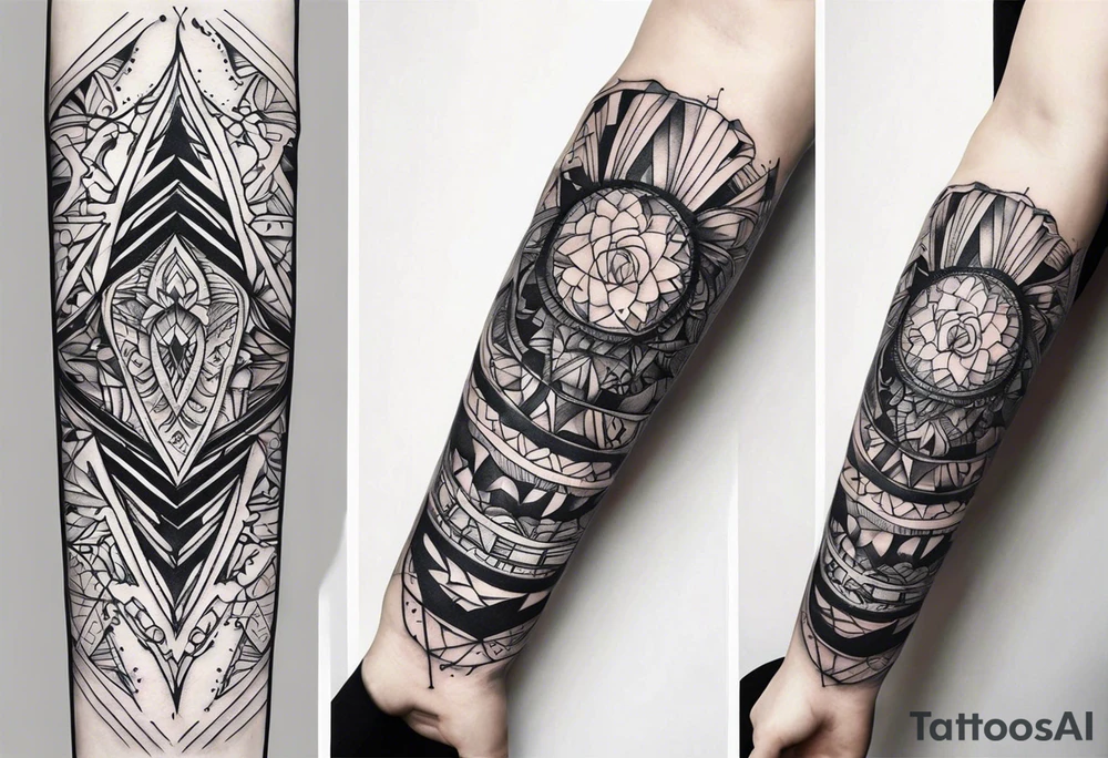 forearm sleeve tattoo idea