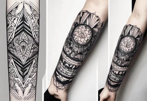 forearm sleeve tattoo idea