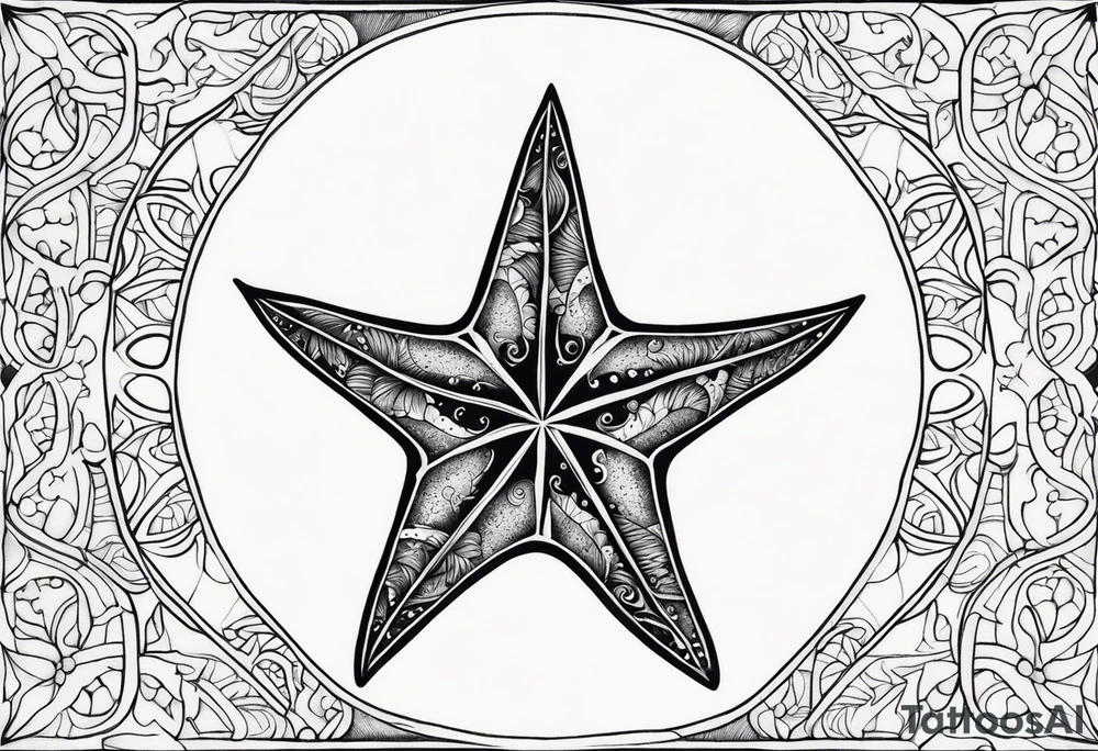 star fish tattoo idea