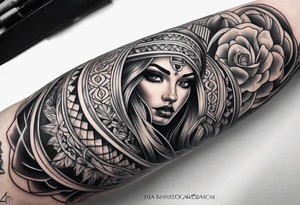 Chicano style tattoo for leg sleeve tattoo idea