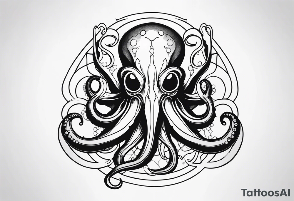 octopas 
dark tattoo idea