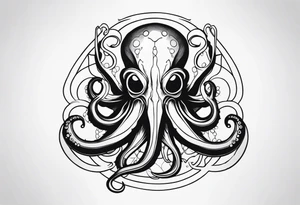 octopas 
dark tattoo idea
