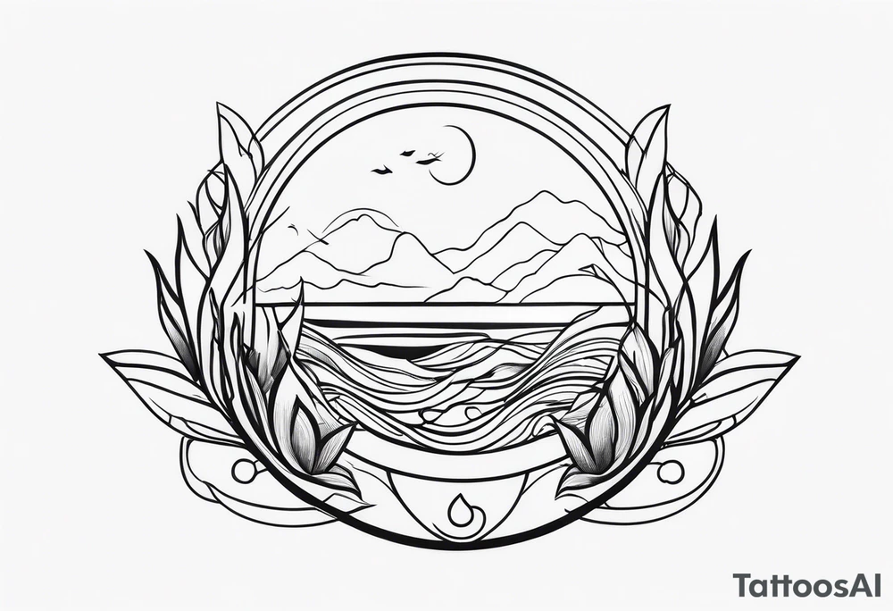 water tattoo idea
