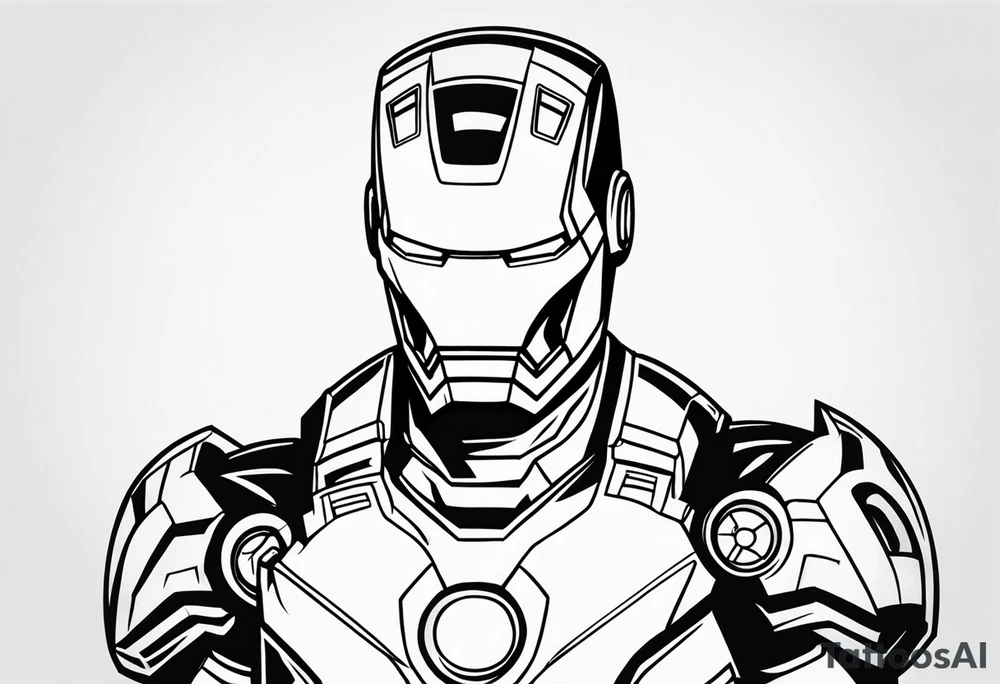 iron man tattoo idea