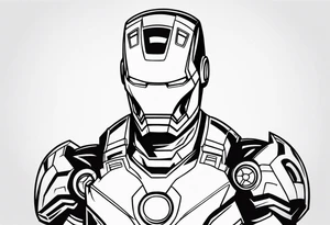 iron man tattoo idea