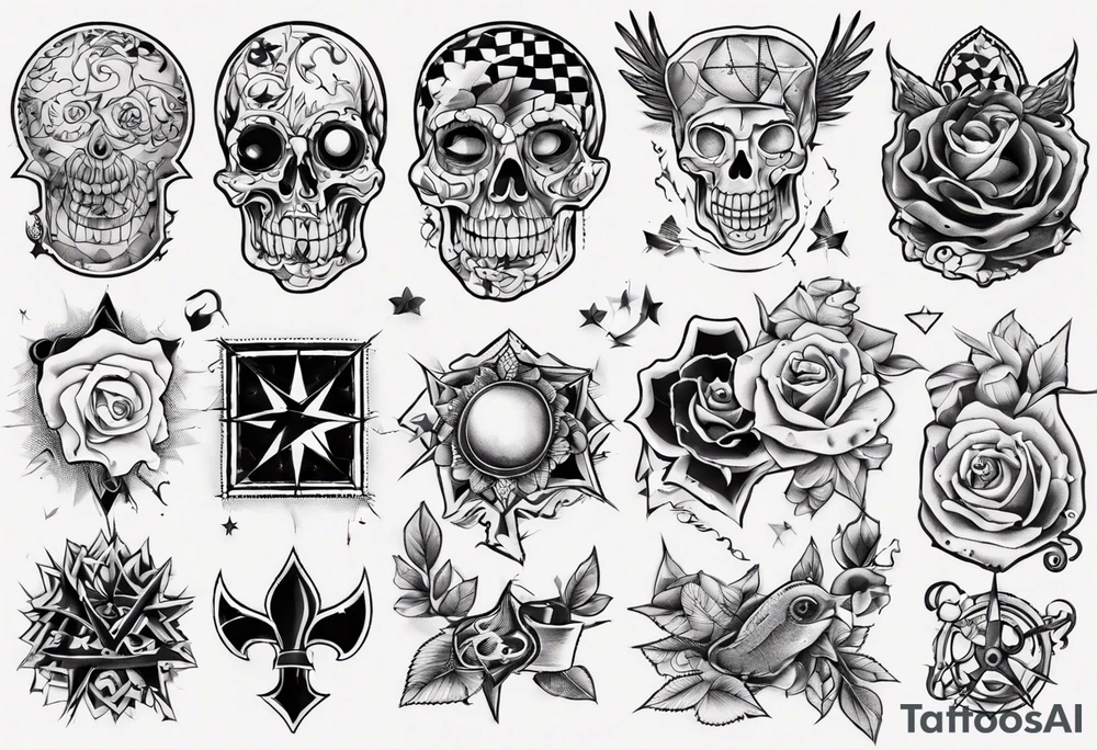 Patchwork Tattoo tattoo idea