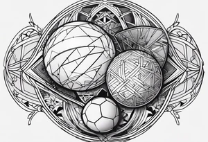 Tsubasa and ball tattoo idea
