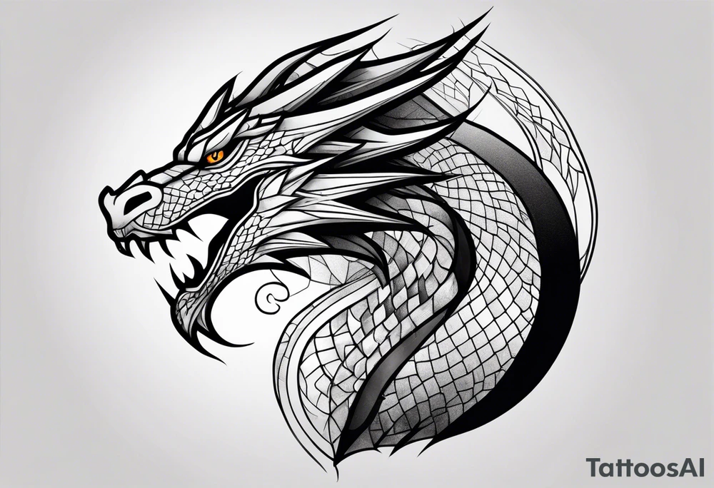 Dragon arm tattoo tattoo idea