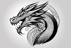 Dragon arm tattoo tattoo idea