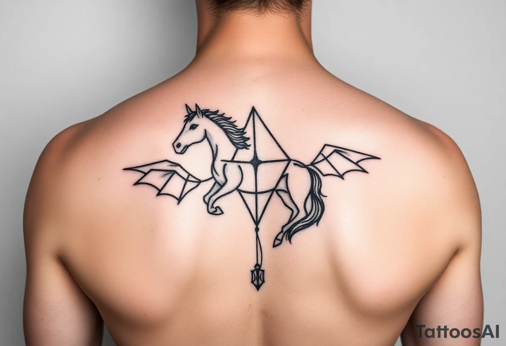 Lost Horse kite rip mum tattoo idea