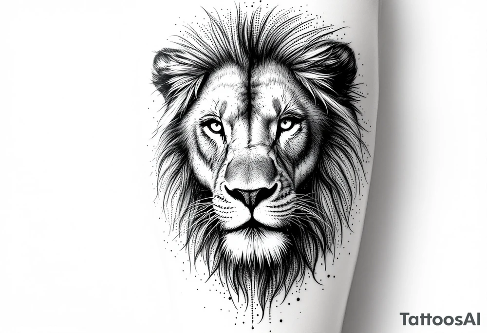 lion tattoo idea