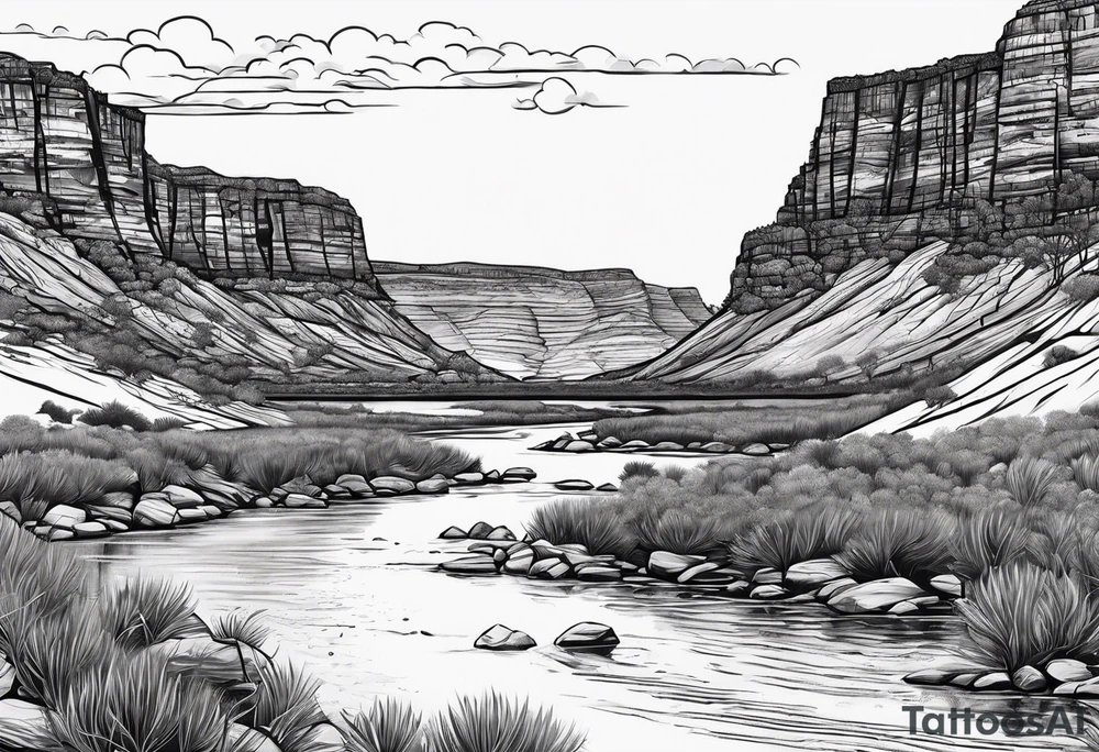 Kimberley region, Pilbara, goldfields, simple and plain tattoo idea