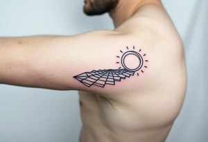 Simple.
Armband around the right arm.
Path exploring the universe. tattoo idea