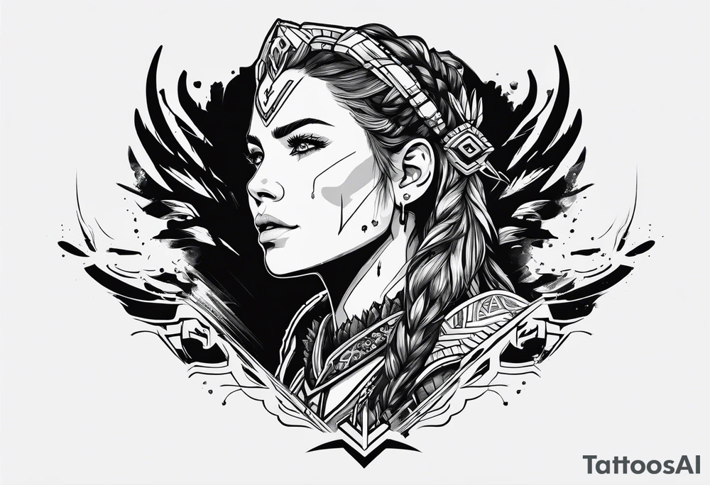 Horizon zero dawn videogame tattoo ideas tattoo idea