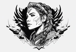 Horizon zero dawn videogame tattoo ideas tattoo idea