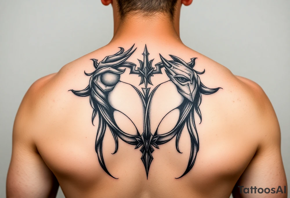 female kinky fetish latex dominatrix tattoo style tattoo idea