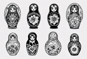 russian doll tattoo idea