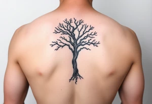 Tree on my back tattoo idea
