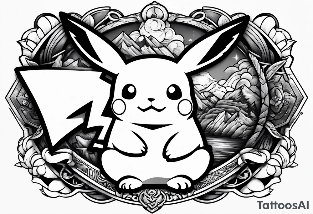 pikachu tattoo idea