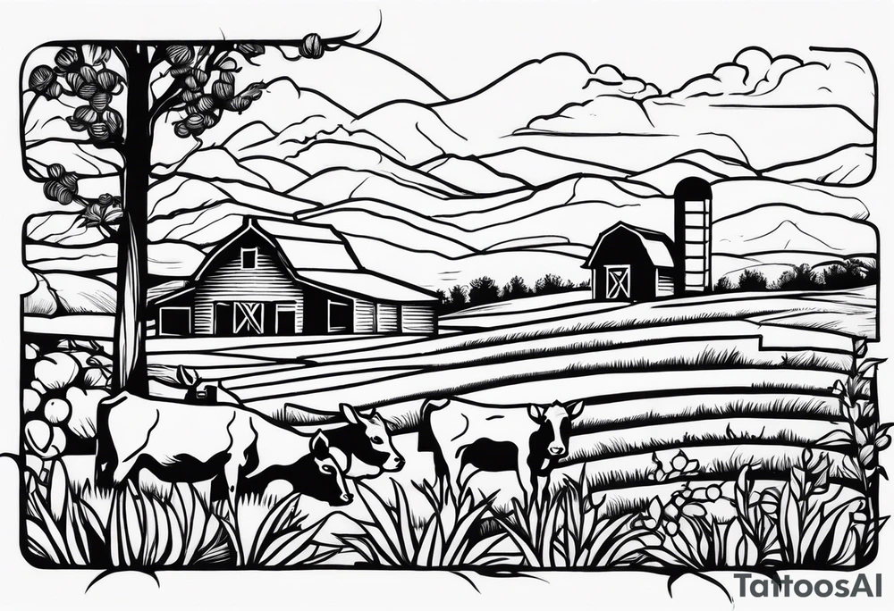 farms tattoo idea
