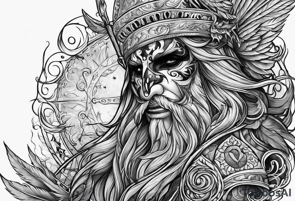 Writing: "In Omina Paratus" tattoo idea