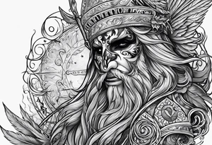 Writing: "In Omina Paratus" tattoo idea