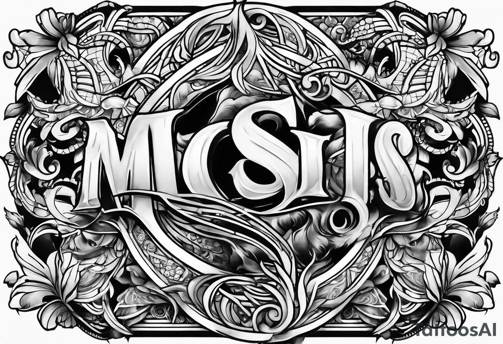 birth year tattoo idea