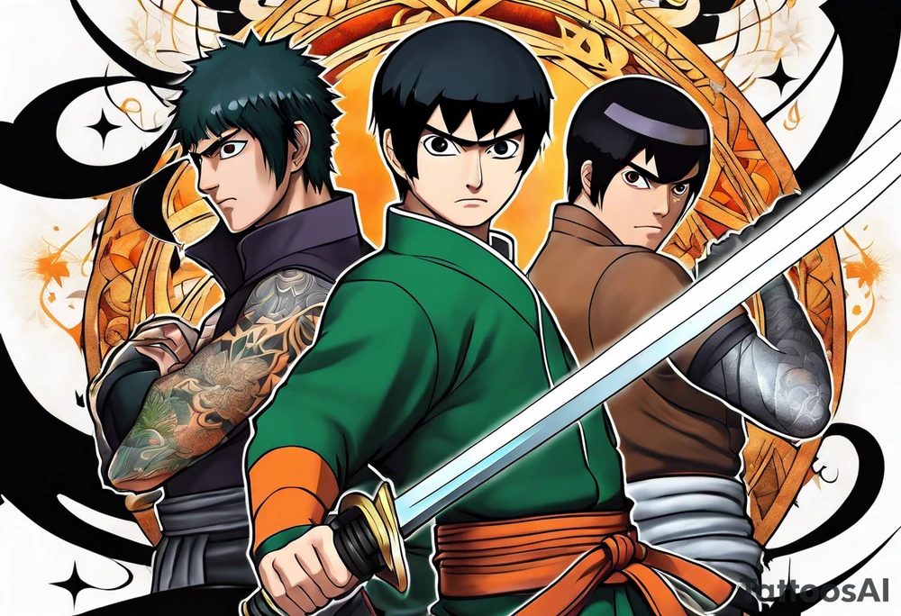 Rock Lee tattoo idea