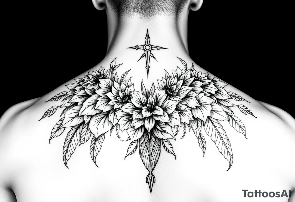 Sexy full back tattoo garden of eden⁹ tattoo idea