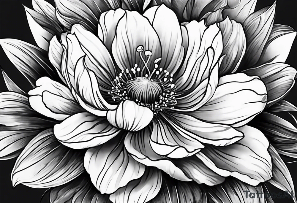 cosmo flower tattoo idea