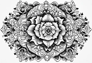 hungarian embroidery tattoo idea